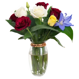 Anniversary Flowers In Vase PNG 06272024