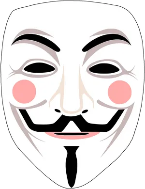 Anonymous Mask Graphic PNG image