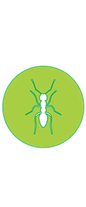 Ant Silhouette Icon PNG image