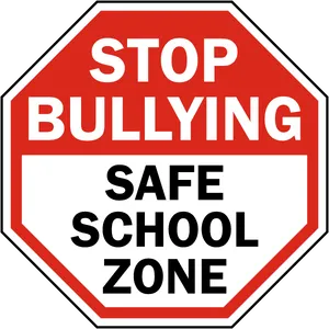 Anti Bullying Stop Sign PNG image