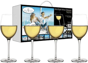 Anti Spill Wine Glasses Advertisement PNG image