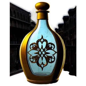Antique Alcohol Bottle PNG 5