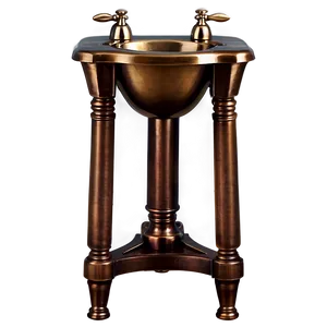 Antique Bathroom Sink PNG 06132024