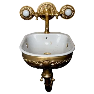 Antique Bathroom Sink PNG Akq48 PNG