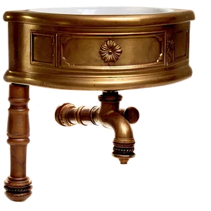 Antique Bathroom Sink PNG Bwi