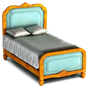 Antique Bed Frame PNG Epl75