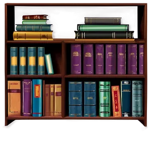Antique Books On Shelf PNG 18 PNG