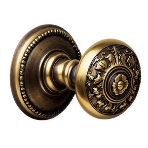 Antique Brass Doorknob Png Yjs PNG image