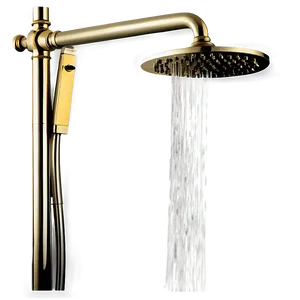 Antique Brass Shower Head Png 91 PNG image