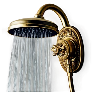 Antique Brass Shower Head Png Fvc86 PNG image