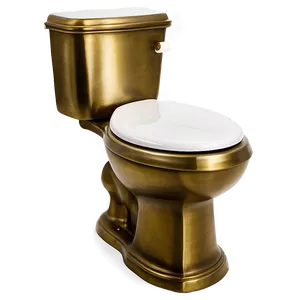 Antique Brass Toilet Png Hsf56 PNG image