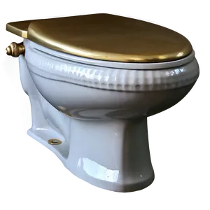 Antique Brass Toilet Png Shq PNG image