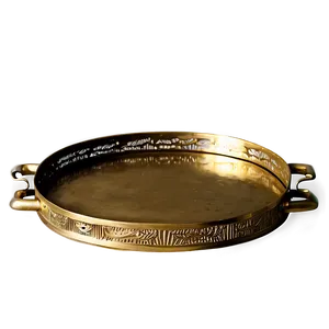 Antique Brass Tray Png Nhw PNG image