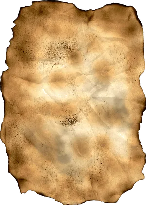 Antique Burnt Paper Texture PNG image