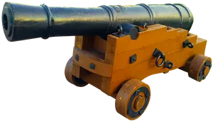 Antique Cannon Display PNG image