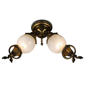 Antique Ceiling Light PNG Qtf