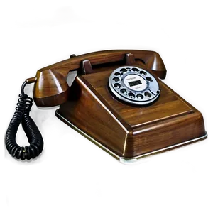 Antique Corded Telephone Png 06252024 PNG image