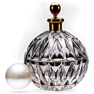 Antique Crystal Perfume Bottle Png 06212024 PNG image