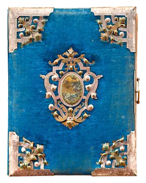 Antique Embellished Book Cover