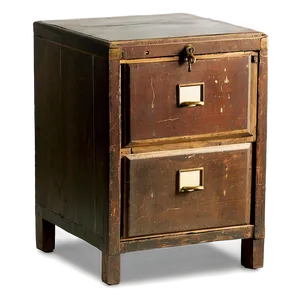 Antique Filing Cabinet PNG 53