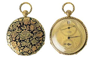 Antique Floral Pocket Watch