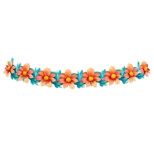 Antique Flower Garland PNG Diq PNG