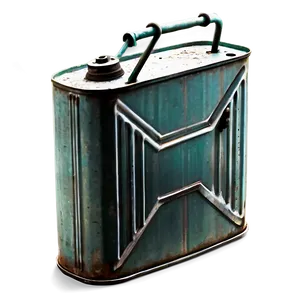Antique Gasoline Can PNG 95