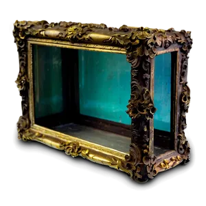 Antique Glass Shadow Box Png 18 PNG image