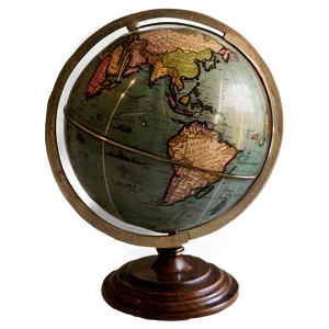 Antique Globe Picture Png 05042024 PNG image