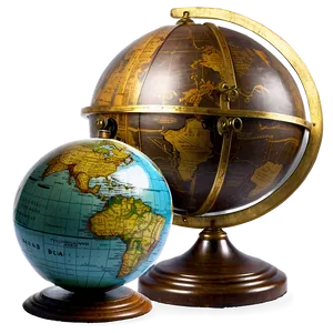 Antique Globe Picture Png Ckl PNG image