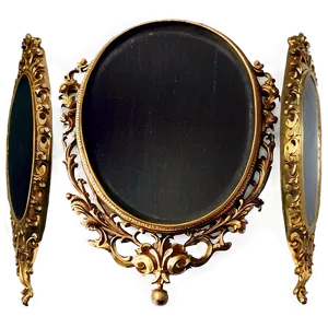 Antique Gold Plate Png 23 PNG image