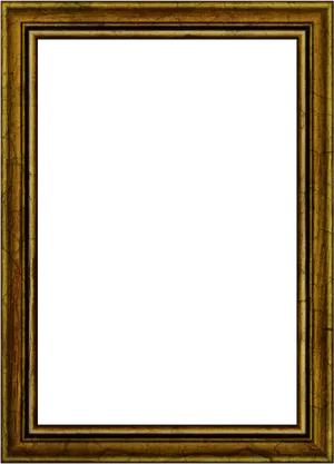 Antique Golden Frame Black Background.jpg PNG image