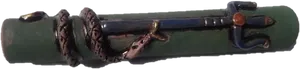 Antique Green Scabbard Sword PNG