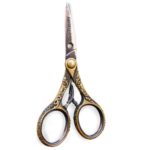 Antique Haircutting Scissors Png 46 PNG image