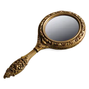 Antique Hand Mirror Png 13 PNG image