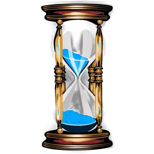 Antique Hourglass Illustration PNG 44