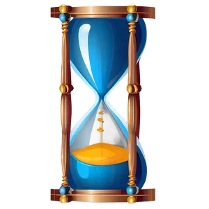 Antique Hourglass Illustration PNG Snf46