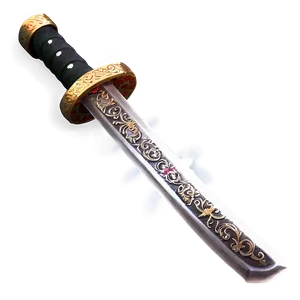 Antique Katana PNG 05252024
