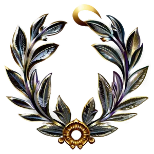 Antique Laurel Ornament PNG Isc PNG