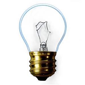 Antique Light Bulb PNG Jwv44