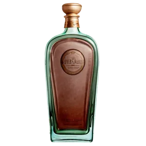 Antique Liquor Bottle Collectible PNG Rev95 PNG