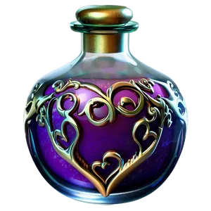 Antique Love Potion Vial PNG Oej PNG