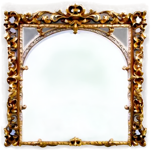 Antique Mirror Frame Png 18 PNG image