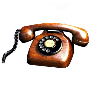 Antique Phone Render Png Dfb30 PNG image