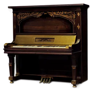 Antique Piano Png 95 PNG image