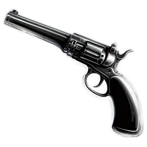Antique Pistol Sketch PNG 05242024