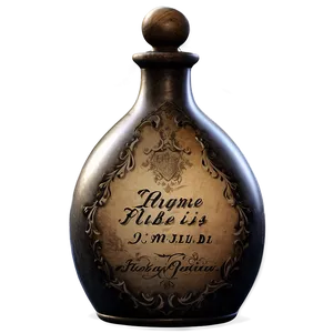 Antique Potion Bottle Png 06132024 PNG image