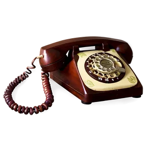 Antique Rotary Dial Phone Png Efj98 PNG image