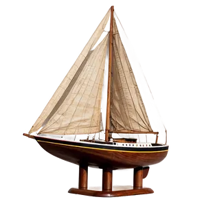Antique Sailboat Model PNG Dqc65