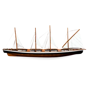 Antique Sailboat Model PNG Ujr